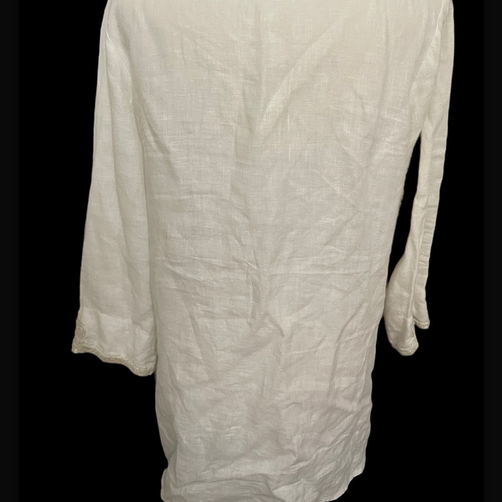 Soft surroundings linen top - Picture 5 of 8